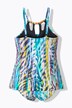 Tankini, dyrestriber, bløde skåle, udskæringer