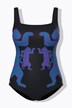 Costume da bagno con tigre, coppe morbide e materiale riciclato