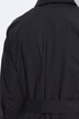 Robe-chemisier avec bandes contrastantes, col chemise et manches 3/4