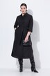 Robe-chemisier avec bandes contrastantes, col chemise et manches 3/4