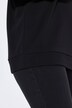 Sweat-shirt manches longues, empiècements en tulle et coupe Classic Fit