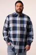 Men+ ternet skjorte, lange ærmer, Kent-krave, comfort fit, op til str. 8XL
