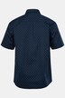 Košile Men+, krátké rukávy, plošný potisk, Kent límeček, Comfort střih, do 8XL