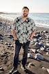 Chemise Men+ manches courtes et col cubain, coupe Cuba-Fit - jusqu'au 8 XL