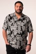 Chemise Men+ manches courtes et col cubain, coupe Cuba-Fit - jusqu'au 8 XL