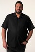 Košile Men+, lněná směs, krátké rukávy, Cuba límeček, Cuba střih, do 8XL