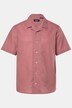 Košile Men+, lněná směs, krátké rukávy, Cuba límeček, Cuba střih, do 8XL