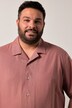 Košile Men+, lněná směs, krátké rukávy, Cuba límeček, Cuba střih, do 8XL