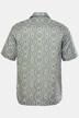 Men+ linmiks-skjorte, halve ermer, heldekkende trykk, Cuba-krage, Cuba-fit, opptil 8 XL