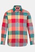 Kostkovaná košile Men+, dlouhé rukávy, Kent límeček, Comfort střih, do 8XL