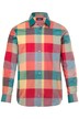 Kostkovaná košile Men+, dlouhé rukávy, Kent límeček, Comfort střih, do 8XL