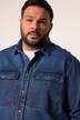 Men+ jeans-overshirt, lange ærmer, overshirt-pasform, Kent-krave, op til str. 7XL