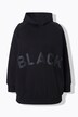 Rubber Black Lettering Sweatshirt