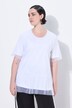 T-shirt, dobbeltsiddet, klassisk, rund hals, korte ærmer