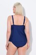 Tankini, gerimpeld, zachte cups, verstelbare bandjes, gerecycled