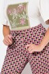 Pantalón de jersey, estampado, bolsillos con cremallera, cintura elástica