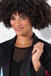 Blazer, lange mouwen met bloemen, gekleurde voering