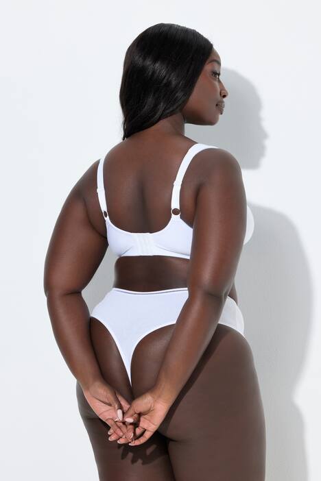 Soutien-gorge à armatures. Liserés en dentelle - bonnet C-G