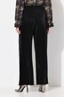 Pantalon plissé, jambe large