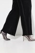 Pantalon plissé, jambe large