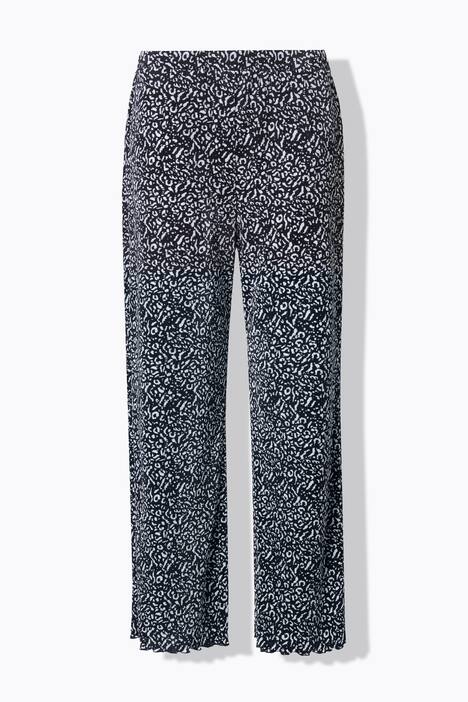 Pantalon plissé, jambe large