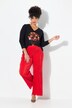Pantalon plissé, jambe large