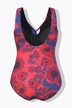 Costume da bagno con coppe morbide, effetto incrociato e fermaglio decorativo