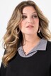 Pullover 2-in-1 con effetto a strati e maniche a 3/4