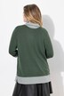 Pullover 2-in-1 con effetto a strati e maniche a 3/4