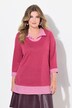 Pullover 2-in-1 con effetto a strati e maniche a 3/4