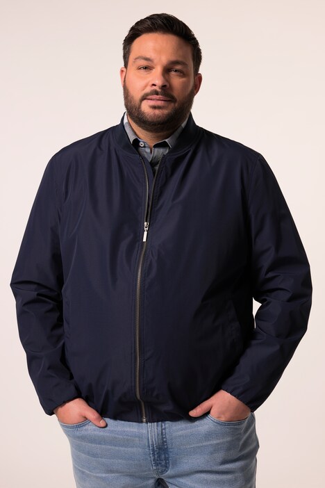 Blouson Men+ ventre confort, matière ultra-légère, col esprit blouson Teddy - jusqu'au 8 XL