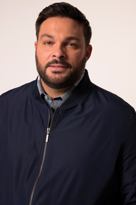 Blouson Men+ ventre confort, matière ultra-légère, col esprit blouson Teddy - jusqu'au 8 XL