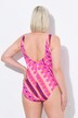 Costume da bagno senza coppe con pallini e scollo rotondo
