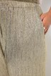 Textured Metallic Wide Leg Pants