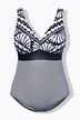 Ammonite Mixed Print One Piece Swimsuit