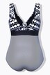 Ammonite Mixed Print One Piece Swimsuit