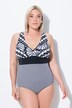 Ammonite Mixed Print One Piece Swimsuit
