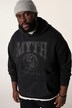 STHUGE Hoodie, oversized, Kapuze, Vintage Look, Brustprint, bis 8 XL