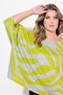 Maglione dal taglio oversize con fantasia zebrata e maniche a 3/4