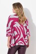 Maglione dal taglio oversize con fantasia zebrata e maniche a 3/4