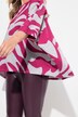 Maglione dal taglio oversize con fantasia zebrata e maniche a 3/4