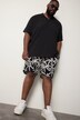 STHUGE Bermuda, Elastikbund, tropischer Alloverprint, bis 8 XL