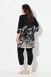 Longshirt, met print, ronde hals, keyhole, lange mouwen