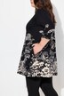 Longshirt, met print, ronde hals, keyhole, lange mouwen