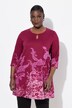 Longshirt, met print, ronde hals, keyhole, lange mouwen