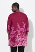 Longshirt, met print, ronde hals, keyhole, lange mouwen