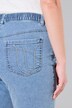 Jeansbermuda, rechte pijpen, comfortabele tailleband, biologisch katoen