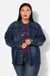 Camisa vaquera, forma oversize, aspecto vintage