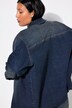 Camisa vaquera, forma oversize, aspecto vintage