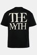 STHUGE T-shirt, korte ærmer, oversize, print på ryggen, op til str. 8XL